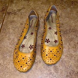 Yellow Flower Shoes